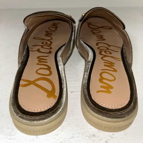 Sam Edelman Velvet Loafers in Brown and Cream NWOB